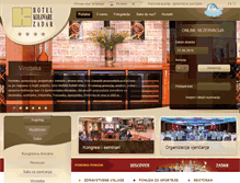 Tablet Screenshot of hotel-kolovare.com